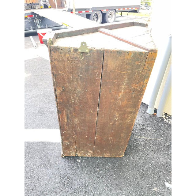 Farmhouse 18th Century Oak Corner Cupboard For Sale - Image 3 of 7