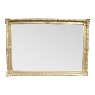 Ornate Gold Gilt Framed Wall Mirror For Sale