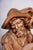 French Artist, Original Neo-Rococo Statuette of Lutenist, 1840s, Lacquered Pear Wood For Sale - Image 15 of 18