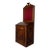 18th Century French Country Walnut Wood Cabinet With Carved Geometric Details For Sale