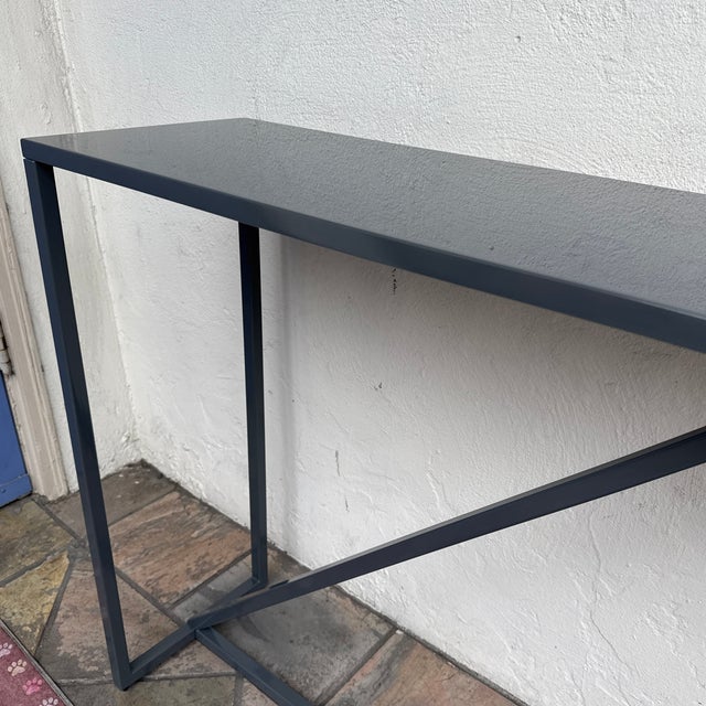 Blu Dot Strut Console Table For Sale - Image 9 of 12