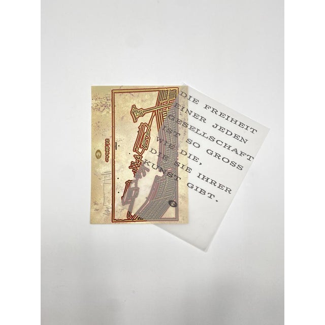 H.A. Schulte, 28 October, 1994, Screen Print For Sale - Image 6 of 18