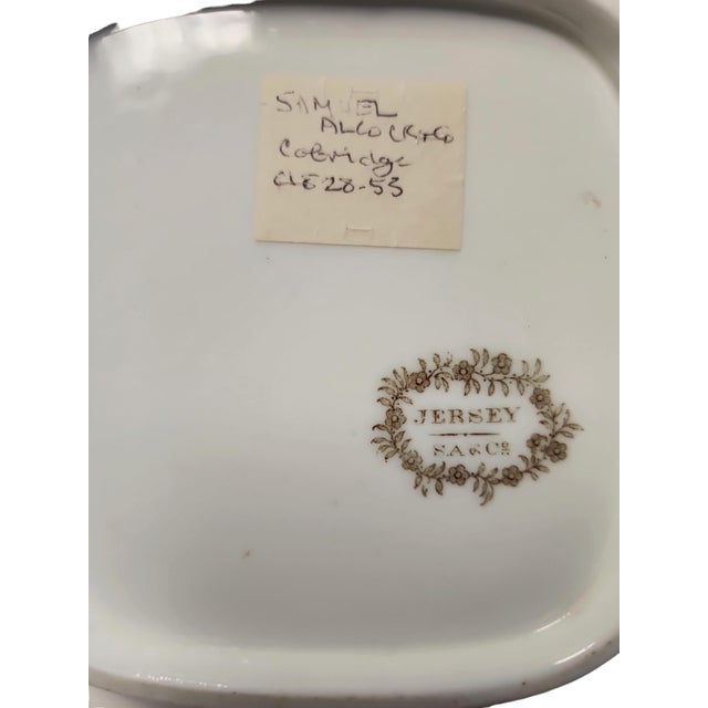 Pair Samuel Alcock Jersey Pattern Plates Circa 1830 For Sale - Image 4 of 9