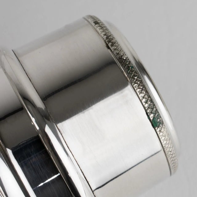 Asprey London Silver Plate Cocktail Shaker, England Circa 1920 For Sale - Image 12 of 12