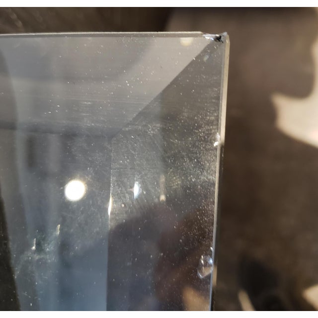 1980s Postmodern “Tristan & Isolde” Pucci De Rossi Patinated Steel and Glass Dining Table For Sale - Image 10 of 11