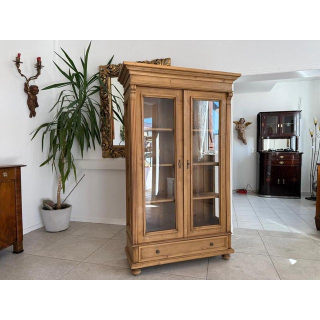 Rustic Farmhouse Display Cabinet For Sale - Image 17 of 18