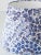 1970s Vintage Blue and White Ceramic Table Lamp with New Liberty London Lampshade For Sale - Image 5 of 12