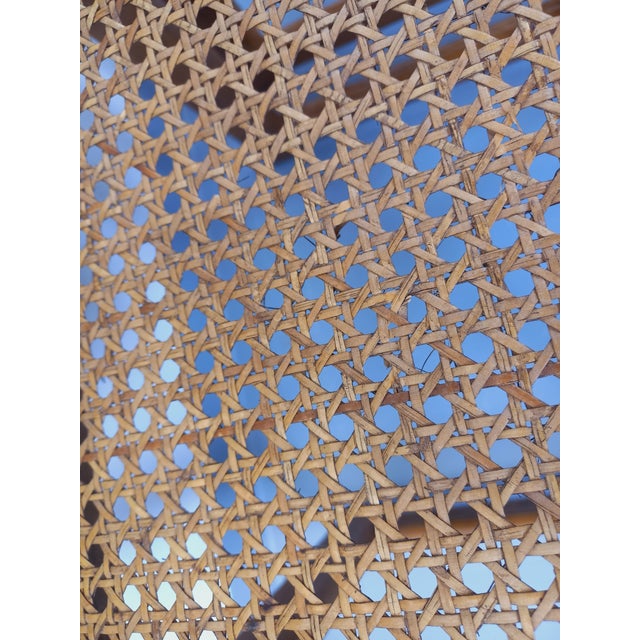 Vintage Sleigh Chairs in Beech and Cane, 1970s, Set of 2 For Sale - Image 12 of 18