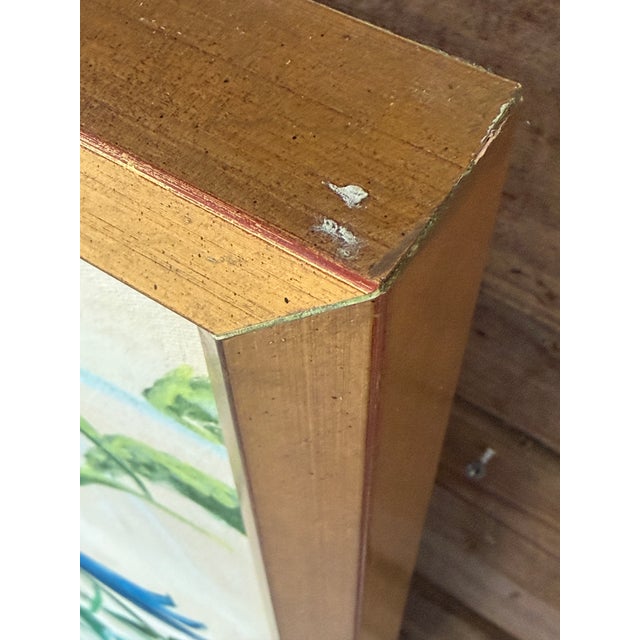 Monumental Vintage Tropical Macaw Oil Painting Attributed to the Lee Reynolds Vanguard Studios For Sale - Image 10 of 12