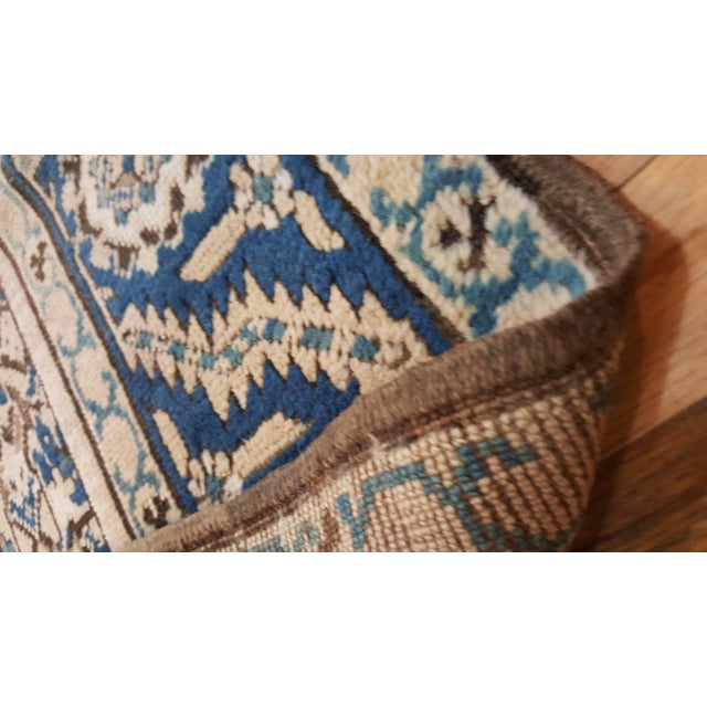 Mid 19th Century Antique Persian Bakhshaish, Taupe Handmade Wool Oriental Rug For Sale - Image 5 of 15