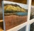 “Within Reach" Contemporary Impressionist Landscape/Waterscape (Includes Frame) in Green, Blue by Mill Valley Artist Mary Anne McKernie For Sale - Image 4 of 5
