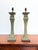 Vintage Tole Verdigris Lamps, Set of 2 For Sale - Image 3 of 4