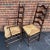 American Early 19th Century Early Provençal Ladderback His and Her Pair of Chairs With Rush Seating For Sale - Image 3 of 13