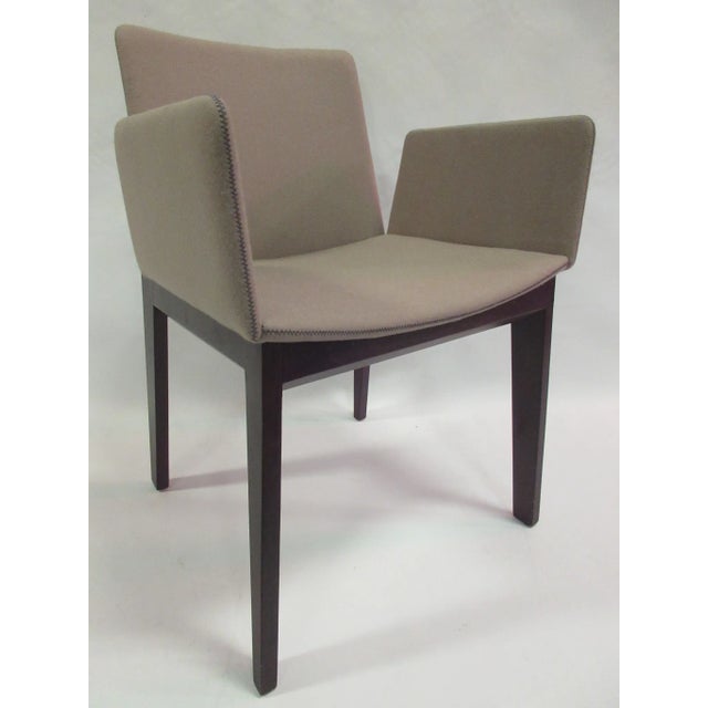 Early 21st Century New Ava Armchair in Grey Fabric by Capdell For Sale - Image 5 of 10
