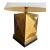 Mid-Century Geometric Brass Table Lamp For Sale