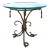 Italian Gold Gilt Rope Tassel Drinks Table For Sale