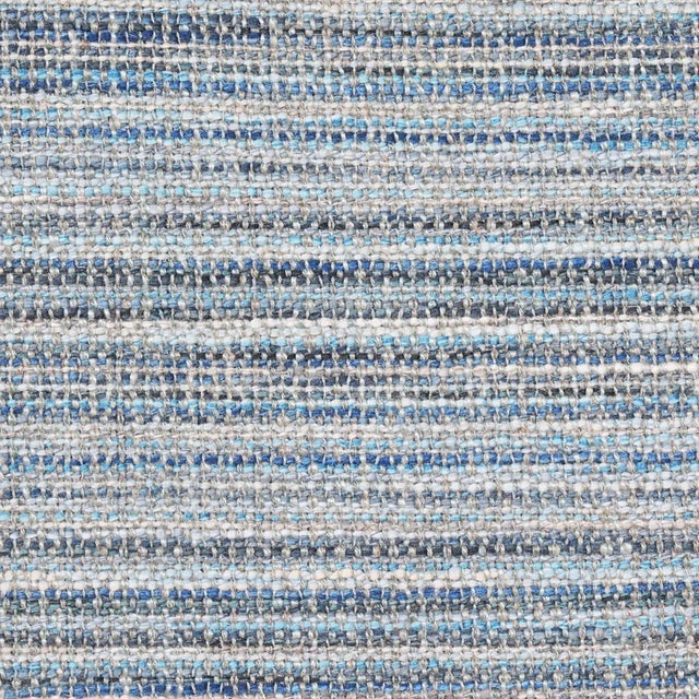 Contemporary Sample - Schumacher Formentera Performance Fabric in Denim For Sale - Image 3 of 3