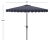 Contemporary Venice 7.5 Square Umbrella - Navy/White For Sale - Image 3 of 4