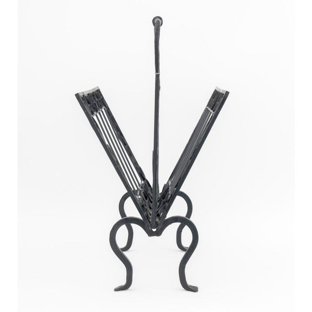 Victorian Wrought Iron Canterbury For Sale In New York - Image 6 of 9