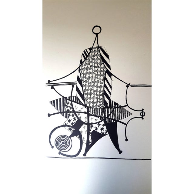 Pablo Picasso (after) Helene Chez Archimede - Wood Engraving 1955 For Sale