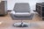 Late 20th Century DellaRobbia Tech Contemporary Modern Chrome & Fabric Lounge Chair & Ottoman For Sale - Image 5 of 11