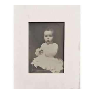Turn of the Century Photograph -- The Poet's Son Billie, 1898 by Arnold Genthe For Sale