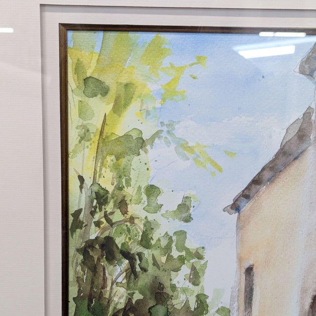 Printmaking Materials James Voxx Limited Edition European Village Print, Framed (13/600) For Sale - Image 7 of 9