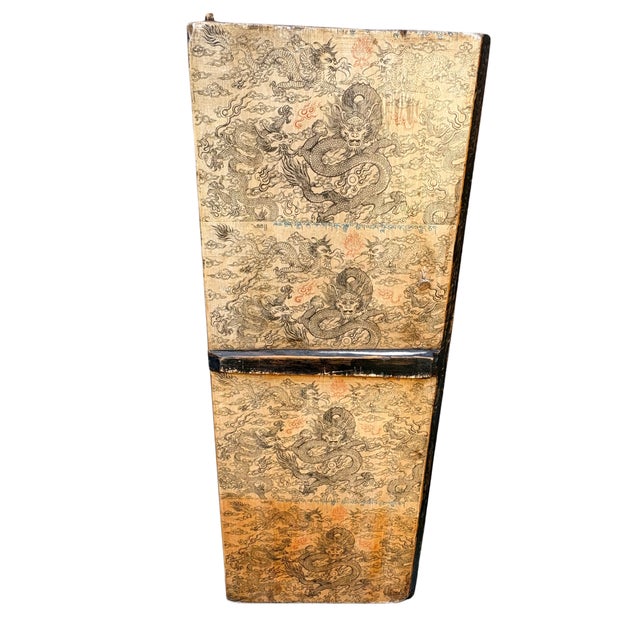 Antique Tibetan Cabinet Doors With Embossed Dragon Motifs, Pair For Sale - Image 15 of 18