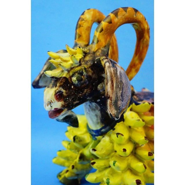 After Richard Dölker, Vietri German Period Goat Sculpture, 20th Century, Ceramic For Sale - Image 15 of 18