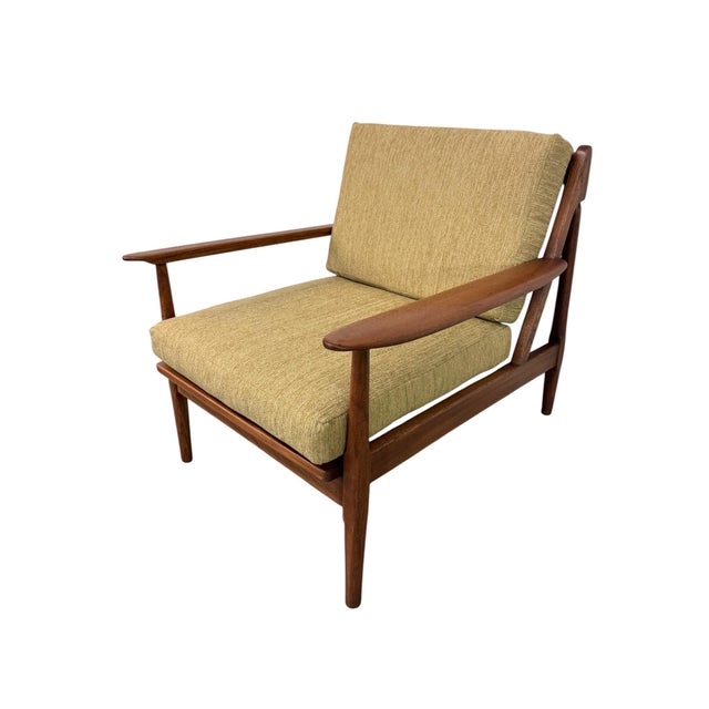 Mid-Century Modern Walnut Sofa & Arm Chair - Refinished! For Sale - Image 11 of 15