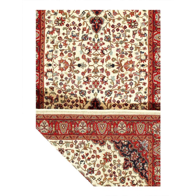 Traditional 2020s Fine Hand Knotted Kashan Design For Sale - Image 3 of 4