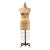 Antique Rolling Dress Form by Wolf For Sale