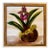 “Lady Slipper Orchid” Contemporary Impressionist Style Original Painting Framed For Sale
