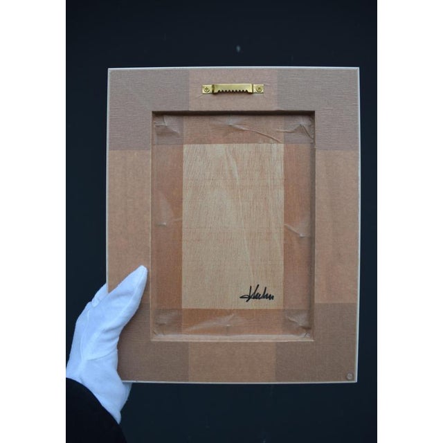 Framed Wall Relief in Pink and Gray with Recast Gum Forms in Dental Silicone, 2010s For Sale - Image 6 of 9