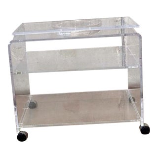 Vintage Post Modern Akko Cart & Swivel Tray For Sale