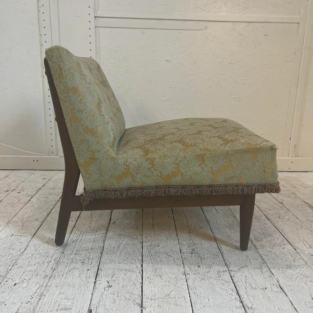 Mid Century Modern Edward Wormley Dunbar Slipper Chair For Sale In Cleveland - Image 6 of 13