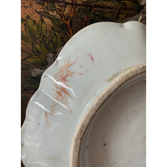 Antique Chinese Famille Rose Porcelain Footed Bowl For Sale - Image 6 of 10