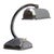 Metal Art Deco French Brass Nickel Plates Banker Lamp For Sale - Image 7 of 7