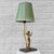 Scandinavian Art Deco Table Lamp with Female in Brass and Steel, Sweden, 1920s For Sale - Image 4 of 12