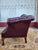 Vintage Chesterfield Tufted Leather Loveseat For Sale - Image 4 of 12