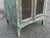 Early 20th Century. Artisan Painted Two Door Display Cabinet For Sale - Image 14 of 14