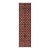 Shabby Chic Ziegler Red/Blue Wool Runner Rug- 2'7'' X 9'7'' For Sale