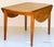 French Provincial French Provincial Drop-Leaf Table of Cherrywood With Round Top For Sale - Image 3 of 18