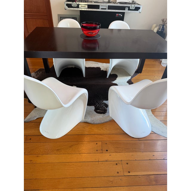Mid-Century Modern 4 High End Verner Panton S-Chair Glossy Lacquer Finish for Herman Miller/Vitra For Sale - Image 3 of 11