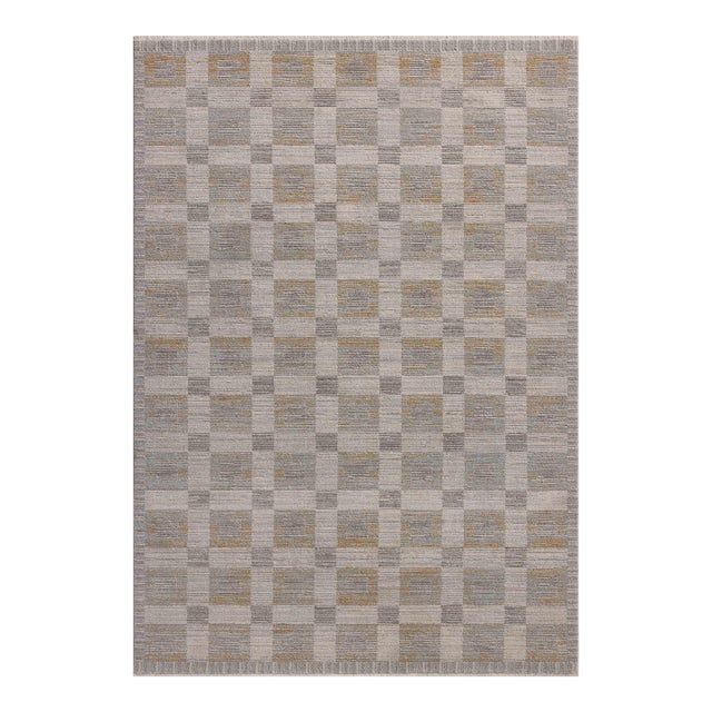 Amber Lewis x Loloi Cali Mist / Wheat 7'-10" x 10' Area Rug For Sale
