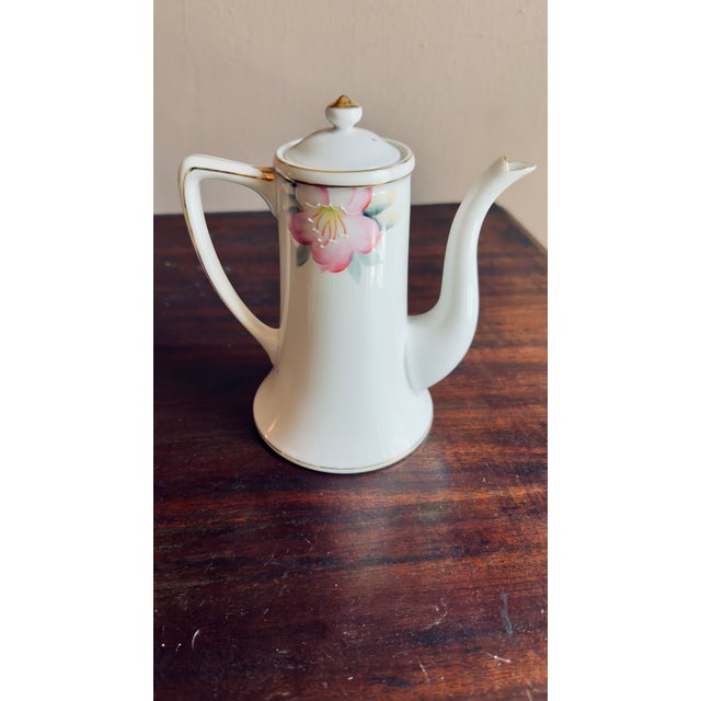 Antique, Early 20th Century Noritake Azalea Porcelain Mini Coffee Pot For Sale In New York - Image 6 of 7