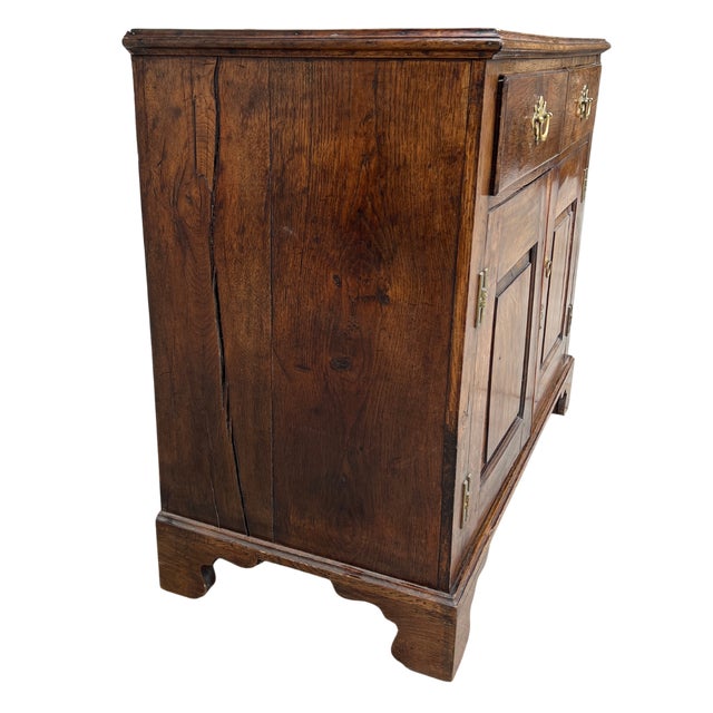 Late 19th Century English Oak Cupboard For Sale - Image 9 of 11