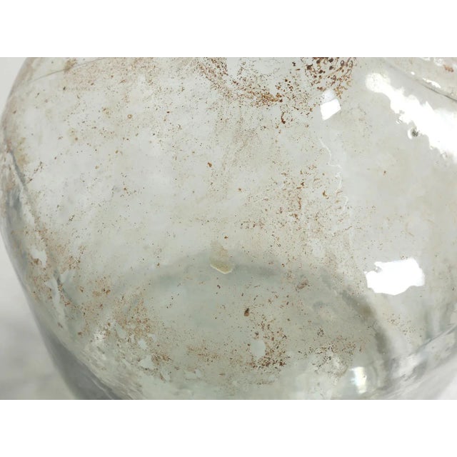 Glass Antique French Demijohn or Carboy For Sale - Image 7 of 12