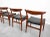 Hans Wegner 'W2' Dining Chairs in Teak and Black Leather for c.m. Madsen - Set of Four For Sale - Image 10 of 12