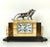 Metal French Art Deco Mantel Clock with Chrome-Plated Bronze Lion, 1930s For Sale - Image 7 of 18